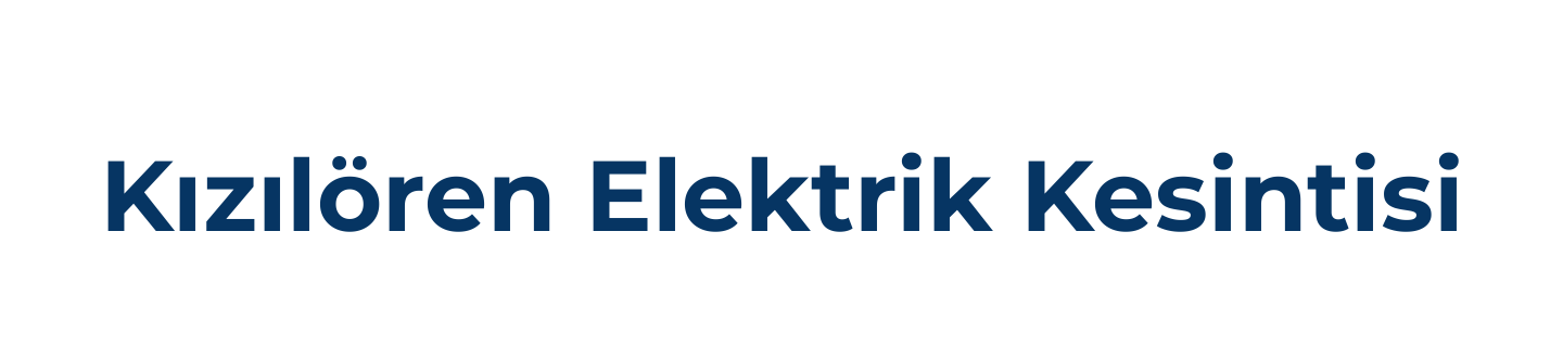 Kızılören Elektrik Kesintisi Sorgulama Son Dakika, Kızılören Elektrik Arıza Telefon Numarası