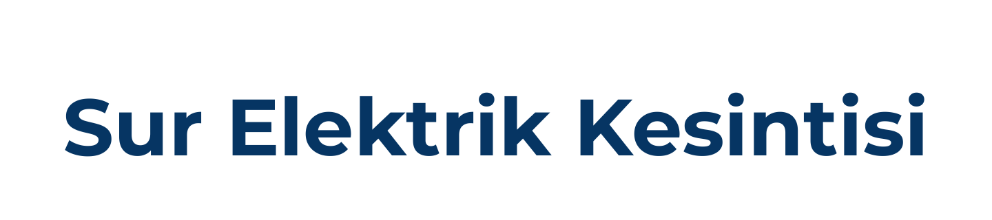 Sur Elektrik Kesintisi Sorgulama Son Dakika, Sur Elektrik Arıza Telefon Numarası