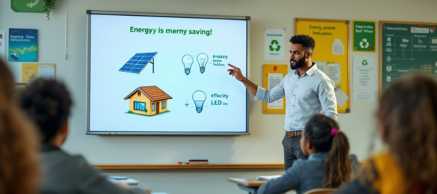 Okul için enerji verimliliği alanında yürütülen projeler ve programlar nelerdir?