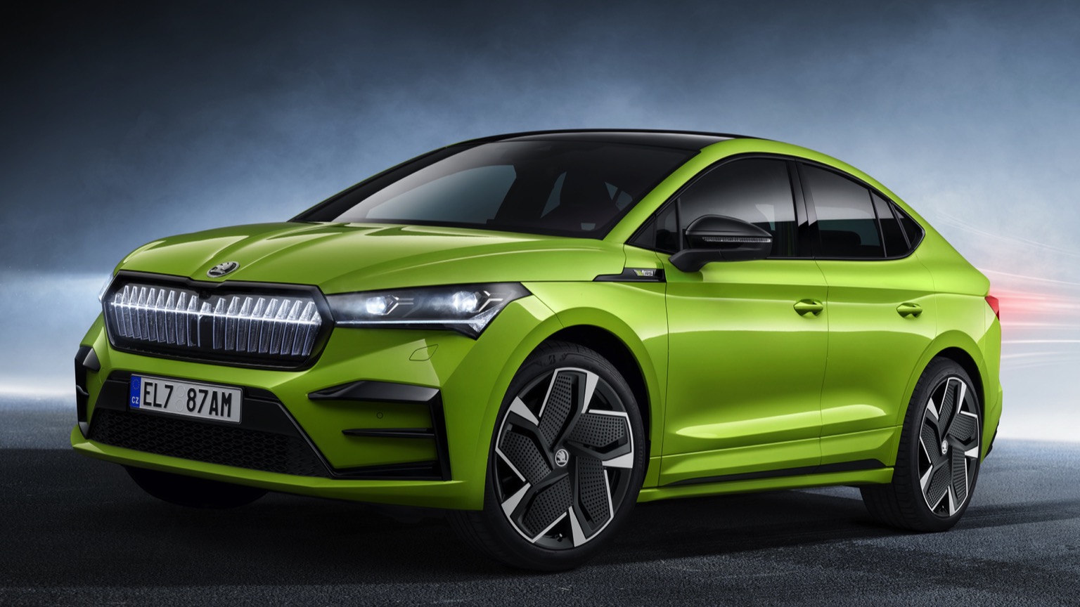 Škoda Enyaq Coupe RS (MY24) 2023 elektrikli otomobil Škoda Enyaq Coupe RS (MY24) 2023 elektrikli otomobil